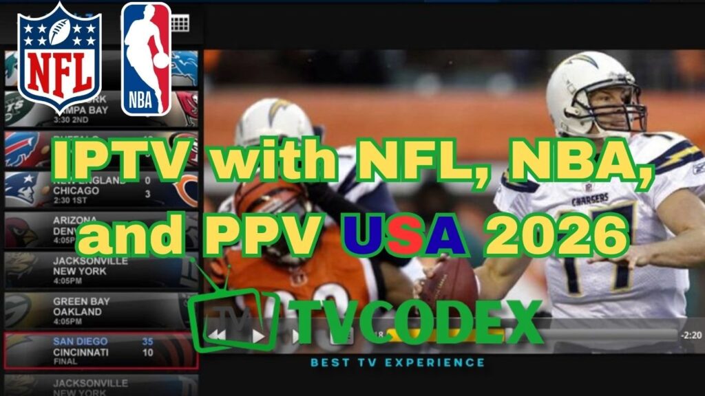 IPTV with NFL, NBA, and PPV USA 2026